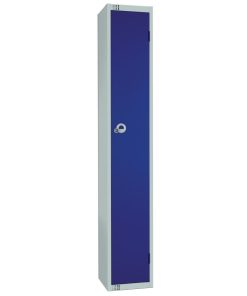 Elite Single Door Manual Combination Locker Locker Blue with Sloping Top (W944-CLS)