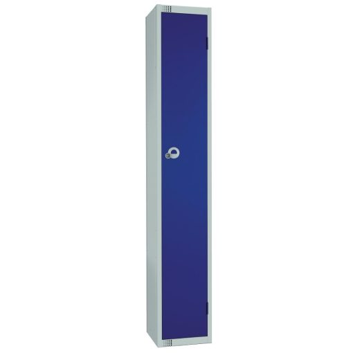 Elite Single Door Manual Combination Locker Locker Blue with Sloping Top (W944-CLS)