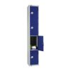 Elite Four Door Manual Combination Locker Locker Blue (W947-CL)