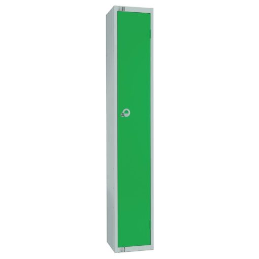 Elite Single Door Manual Combination Locker Locker Green with Sloping Top (W954-CLS)