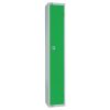 Elite Single Door Coin Return Locker with Sloping Top Green (W954-CNS)