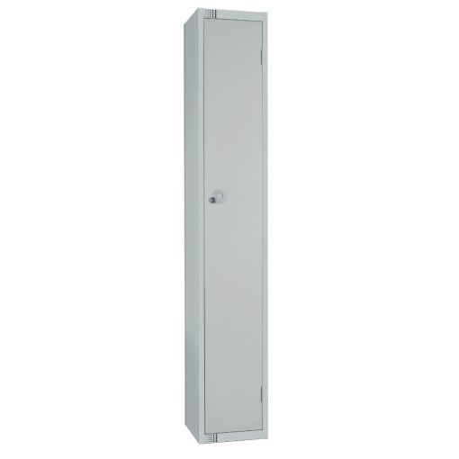 Elite Single Door Electronic Combination Locker with Sloping Top Grey (W959-ELS)