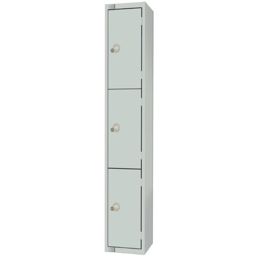 Elite Three Door Manual Combination Locker Locker Grey (W961-CL)