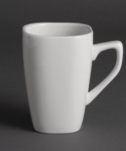 Olympia Rounded Square Mugs 284ml 10oz (Pack of 12) (Y108)