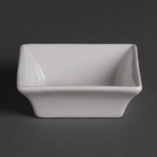 Olympia Miniature Square Dishes 75mm (Pack of 12) (Y136)