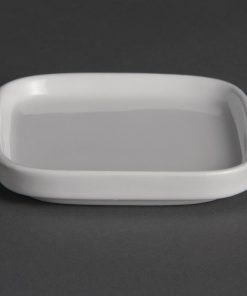 Olympia Flat Miniature Dishes 93mm (Pack of 12) (Y140)
