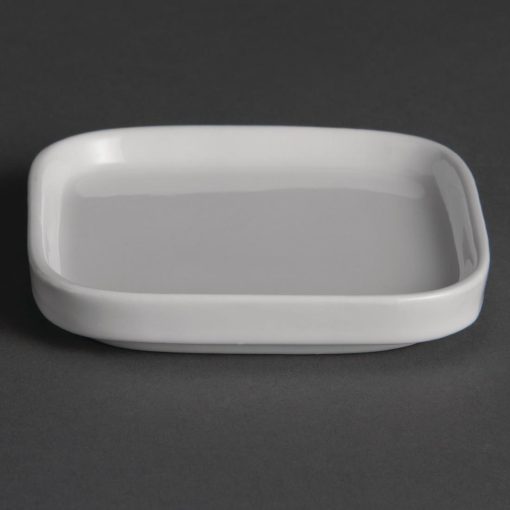 Olympia Flat Miniature Dishes 93mm (Pack of 12) (Y140)