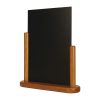 Securit Half Frame Table Top Blackboard 320 x 270mm Teak (Y870)