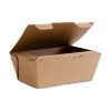 Vegware Compostable Microflute Takeaway Box 6x5" (Pack 300)