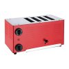 Rowlett Regent 4 Slot Toaster Traffic Red with 2 x additional elements