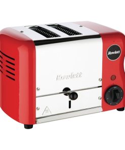 Rowlett Esprit 2 Slot Toaster Traffic Red w/ elements & sandwich cage