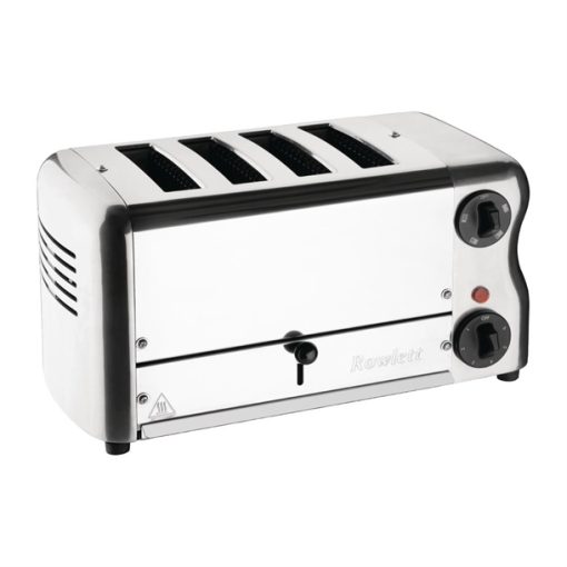 Rowlett Esprit 4 Slot Toaster Chrome w/ elements & sandwich cage