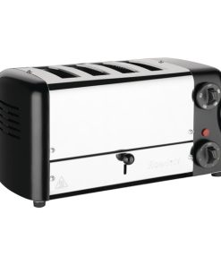 Rowlett Esprit 4 Slot Toaster Jet Black w/ elements & sandwich cage