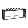 Rowlett Esprit 6 Slot Toaster Jet Black w/ elements & sandwich cage