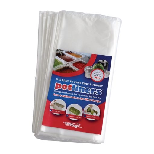 Potliners Size 5 Extra Large 2/3 GN Pot Liner (Pk 50)