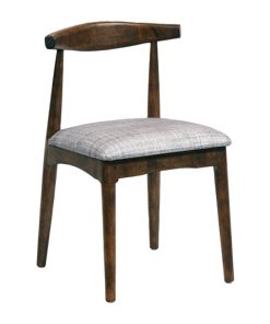 Austin Dining Chair Vintage with Helbeck Charcoal Seat (Pack of 2)