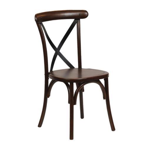 Bristol Dining Chair Dark Walnut (Pack of 2)