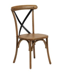 Bristol Dining Chair Weathered Oak (Pack of 2)