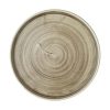 Churchill Stonecast Patina Antique Taupe Walled Plates 220mm (Pack of 6)