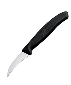 Shaping Knife, Curved Blade 8cm Black