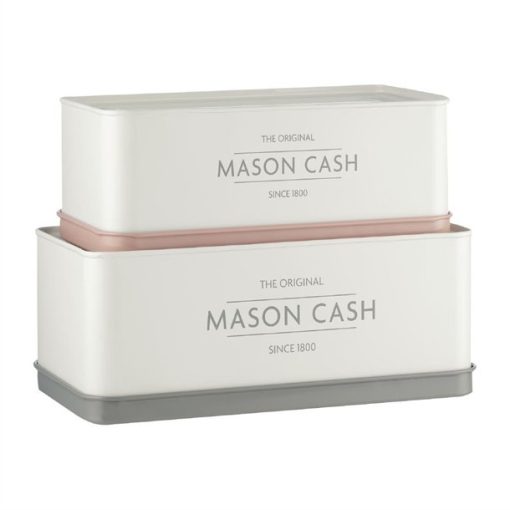 Mason & Cash Innovative Kitchen Set of 2 Rectangular Tins