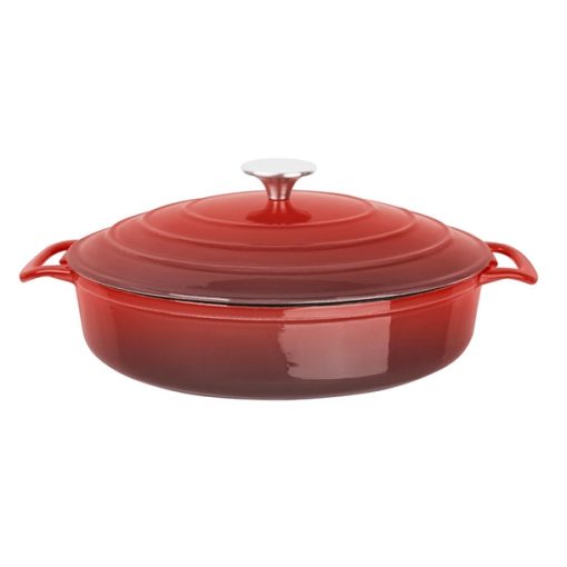 Vogue Round Saut‚àö¬© Pan Red - 3.5L 280(D)x65(H)mm