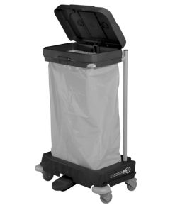 Mobile Waste Sack Hold with Lid 120L