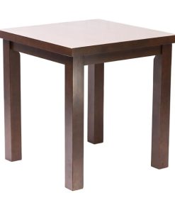 Kendal Square Dining Table Dark Wood 700x700mm