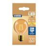 Status 320 Lumens Globe Golden Light Bulb Crystalite Antique LED G80 ES 4w