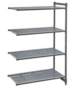 Cambro Camshelving Basics Plus Starter Unit 4 Tier With Vented Shelves 1830H x 765W x 610D mm
