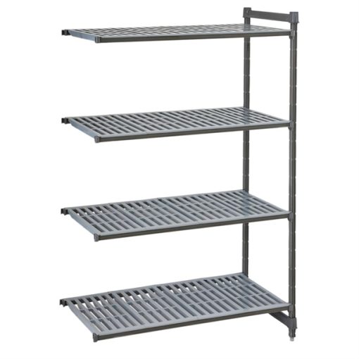 Cambro Camshelving Basics Plus Starter Unit 4 Tier With Vented Shelves 1830H x 765W x 610D mm