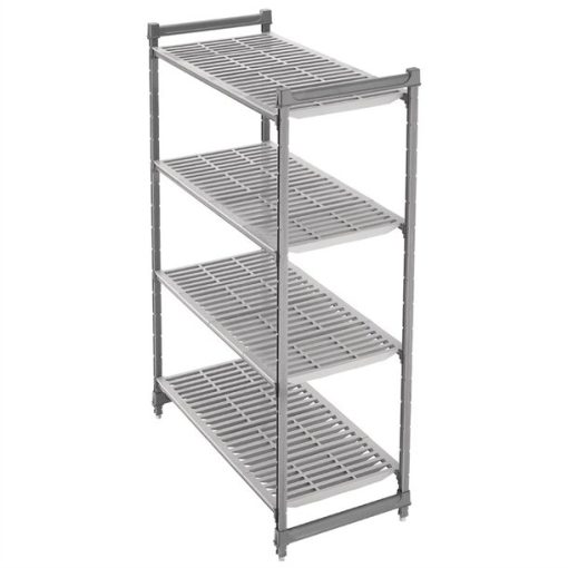 Cambro Camshelving Basics Plus Add-On Unit 4 Tier With Vented Shelves 1830H x 870W x 540D mm