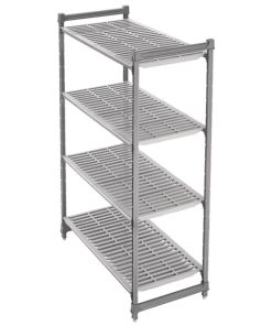 Cambro Camshelving Basics Plus Add-On Unit 4 Tier With Vented Shelves 1830H x 718W x 610D mm