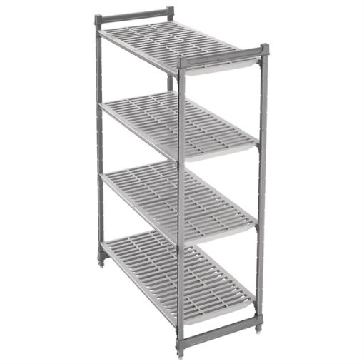 Cambro Camshelving Basics Plus Add-On Unit 4 Tier With Vented Shelves 1830H x 718W x 610D mm