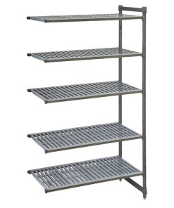 Cambro Camshelving Basics Plus Starter Unit 5 Tier With Vented Shelves 2140H x 915W x 460D mm