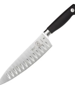 Mercer Culinary Genesis Precision Forged Chefs Knife Granton Edge Short Bolster 20.3cm