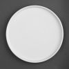 Olympia Whiteware Flat Round Plate 268mm 10.5" (Box 4)