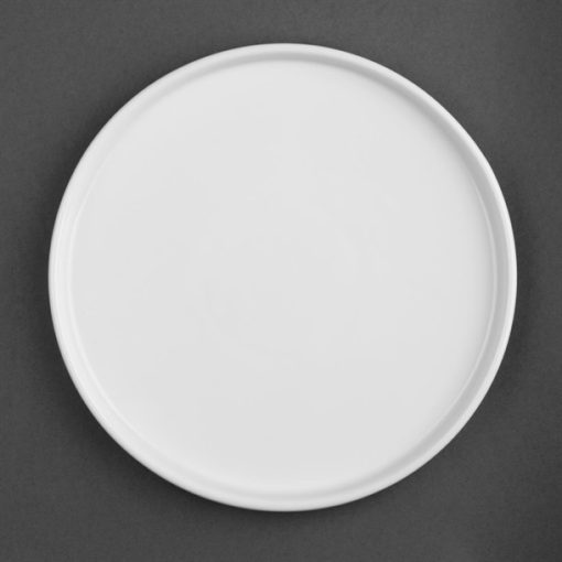 Olympia Whiteware Flat Round Plate 268mm 10.5" (Box 4)