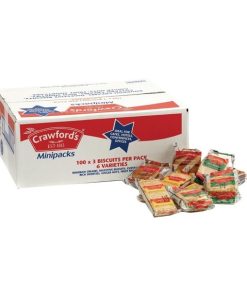 Crawfords Mini Pack Biscuits Assorted (Pack of 100)