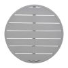 Bolero Aluminium Round Table Top Light Grey 580mm