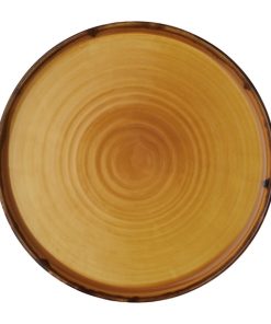 Dudson Harvest Walled Plates Mustard 260mm (Pack of 6)