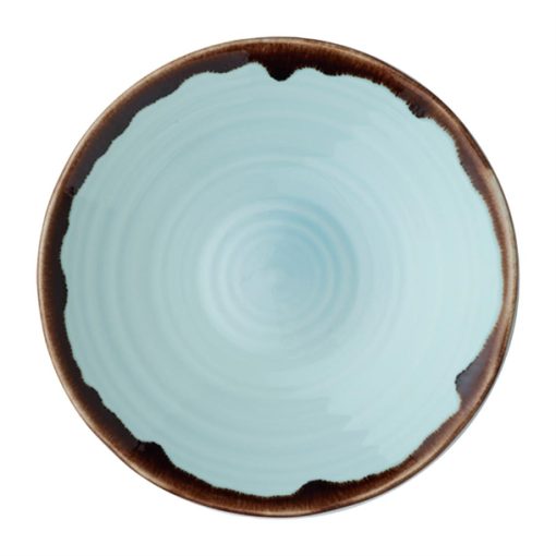 Dudson Harvest  Organic Coupe Bowls Turquoise 210mm (Pack of 12)