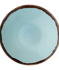Dudson Harvest  Organic Coupe Bowls Turquoise 250mm (Pack of 12)