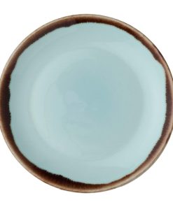 Dudson Harvest Coupe Plates Turquoise 165mm (Pack of 12)