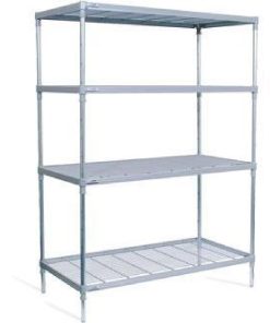 Craven 4 Tier Nylon Coated Wire Shelving 1700x875x591mm (CE112)