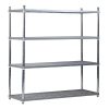 Craven 4 Tier Nylon Coated Wire Shelving 1700x1475x391mm (CE116)