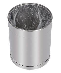 Bolero Stainless Steel Waste Paper Bin (CF130)