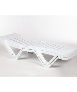 Polypropylene Sun Loungers White Pack of 2 (CG209)