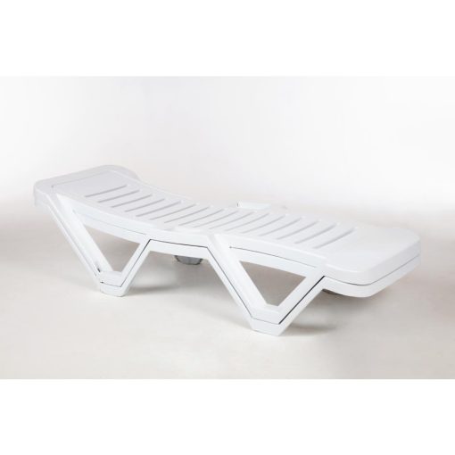 Polypropylene Sun Loungers White Pack of 2 (CG209)