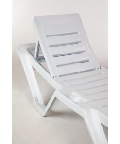 Polypropylene Sun Loungers White Pack of 2 (CG209)